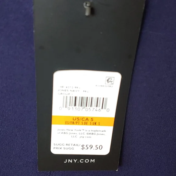 NWT Jones New York T-shirt, Navy, Small - Picture 3 of 6